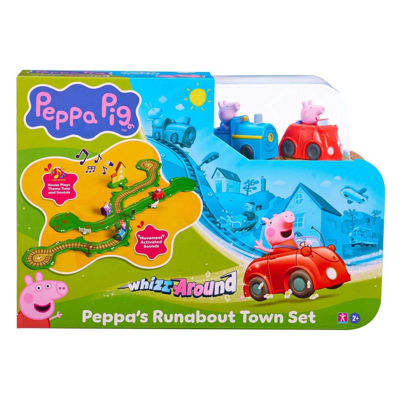 Gear2Play Peppa pig whizz around - peppa's rondweg door de stad speelset