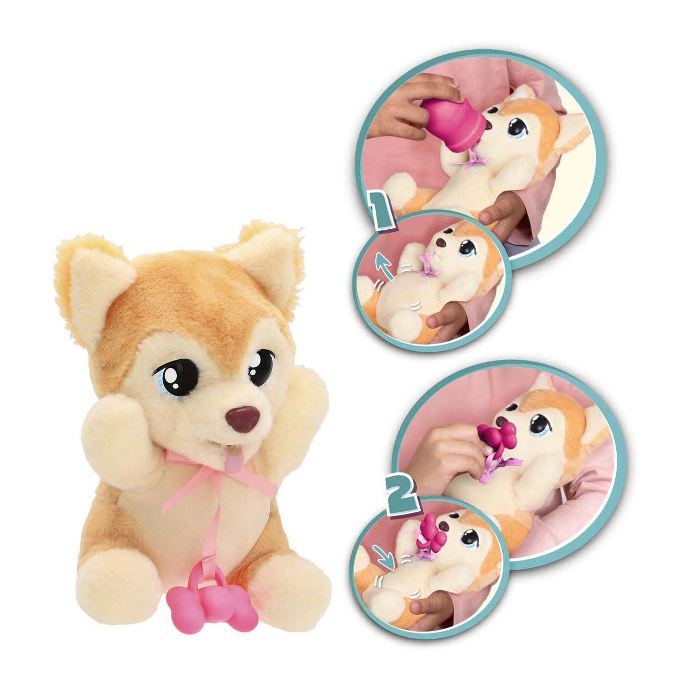 Spectron Baby paws yummy shiba inu knuffel - 20cm
