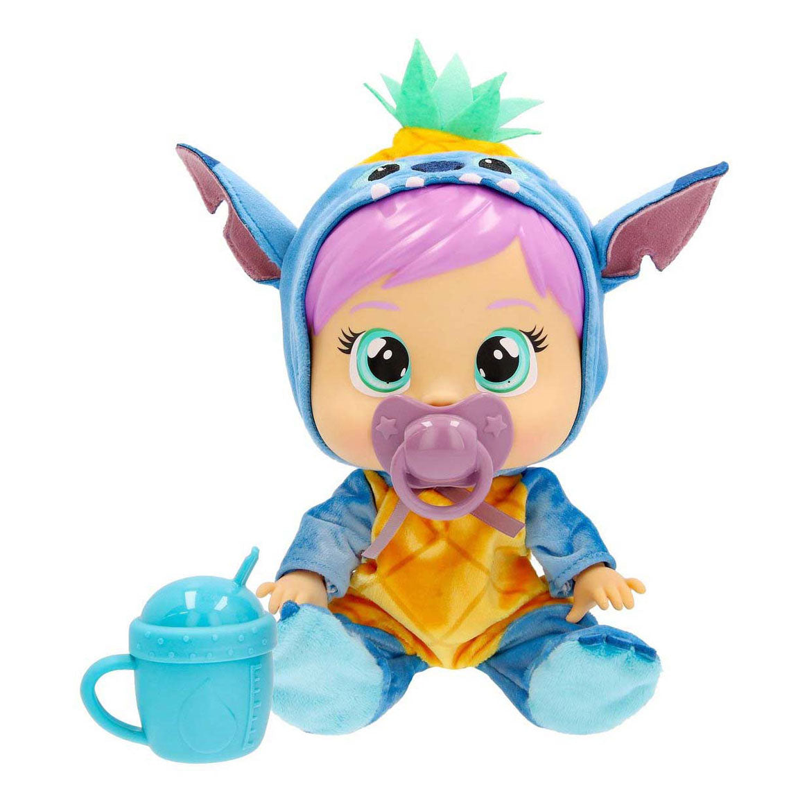 Imc Toys Cry babies loving care stitch babypop - 26,5cm