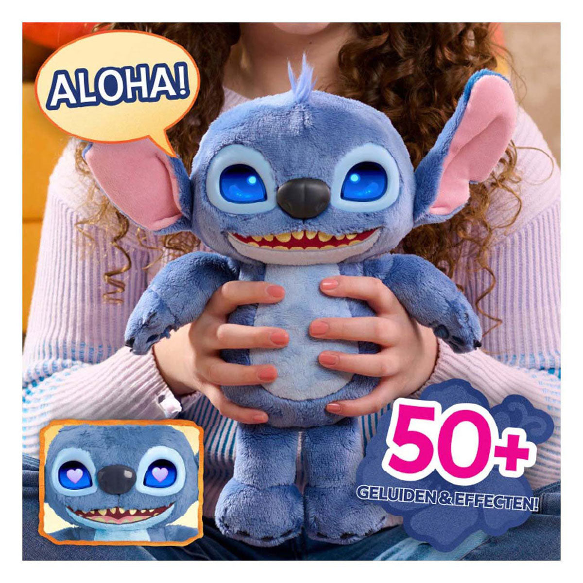 Spectron Many moods of stitch - interactieve knuffel