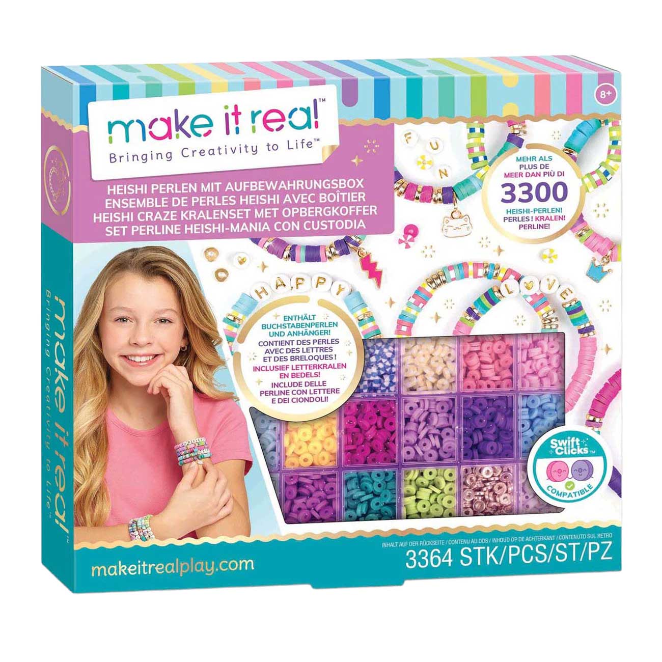 Spectron Make it real - heishi craze kralenset met opbergkoffer