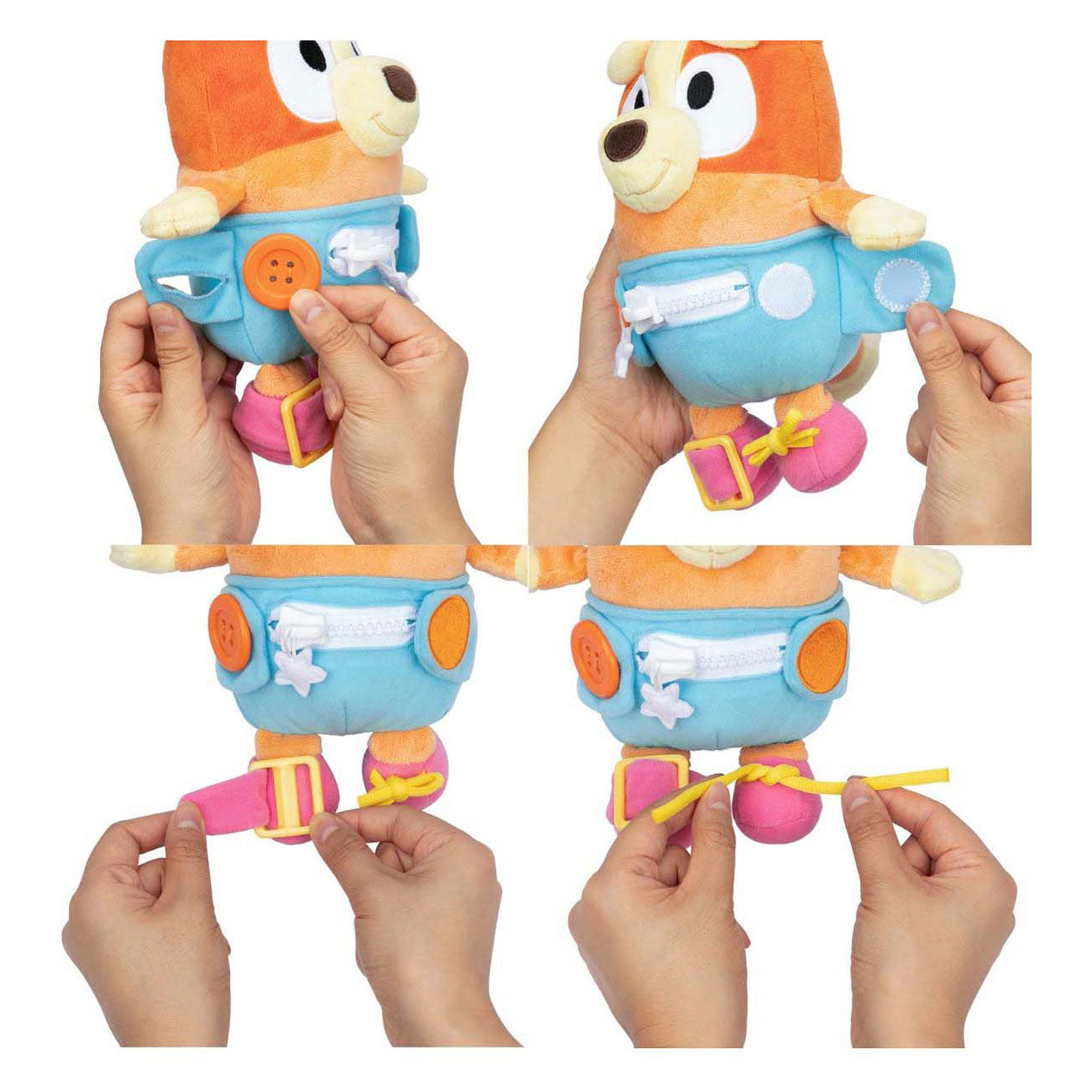 Spectron Bluey baby bingo dress and play pluchen knuffel
