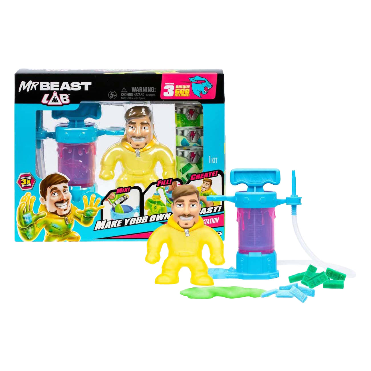 Spectron Mrbeast lab creation station - stretchy-figuur
