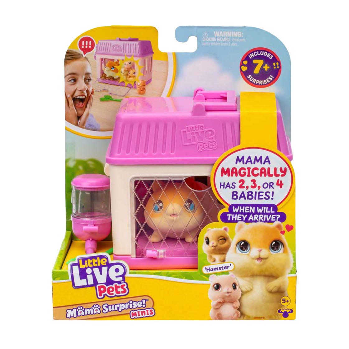 Little Live Pets mama surprise mini speelset hamster