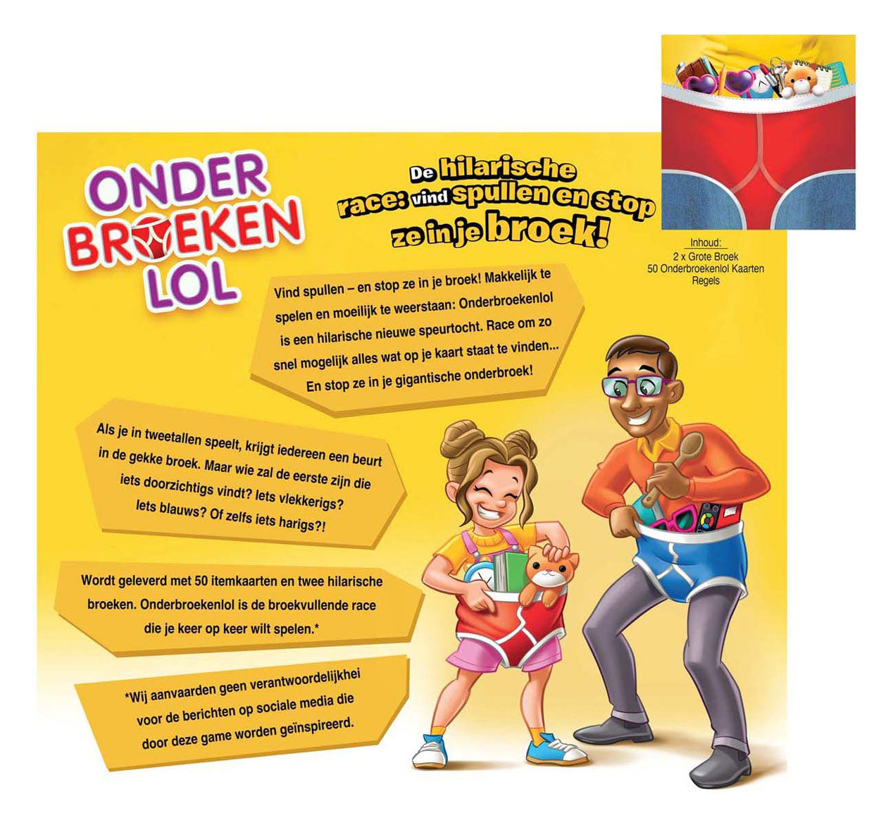 Tomy Onderbroeken lol - gezelschapsspel
