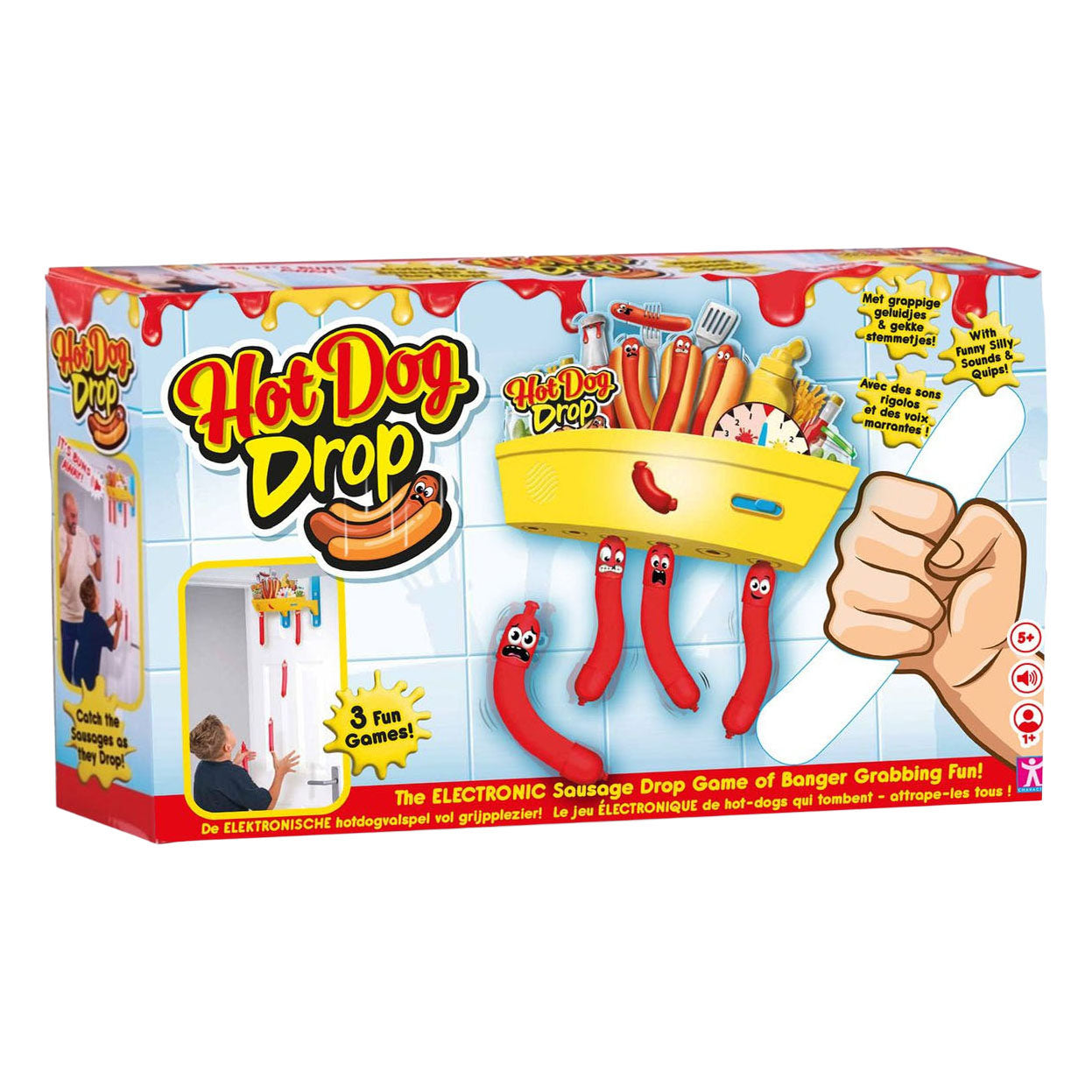 Spectron Hot dog drop stokvangspel met geluidseffecten