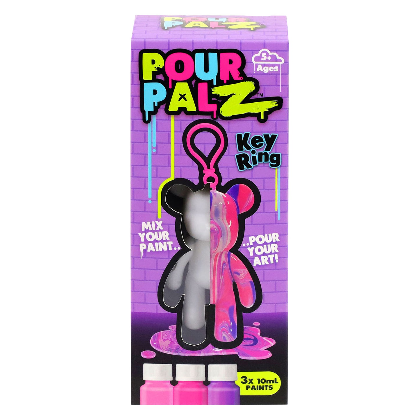 Spectron Pour palz mini paint bear sleutelhanger