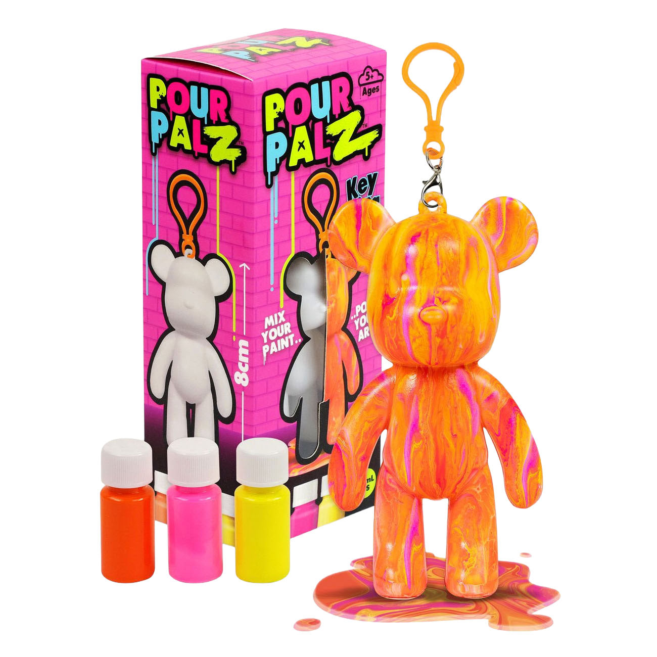 Spectron Pour palz mini paint bear sleutelhanger