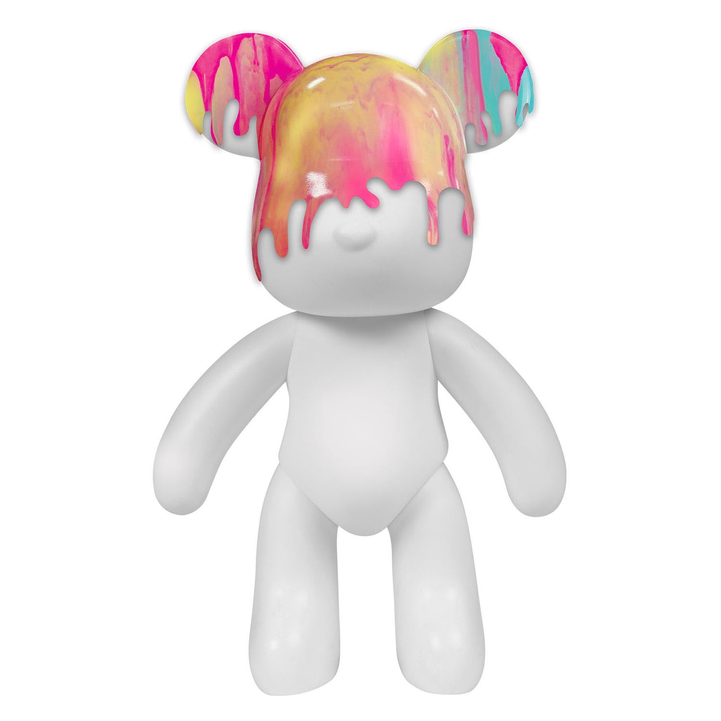 Gear2Play Pour palz large paint bear 'bubblegum pop' - gietverfset (roze, geel, turquoise)