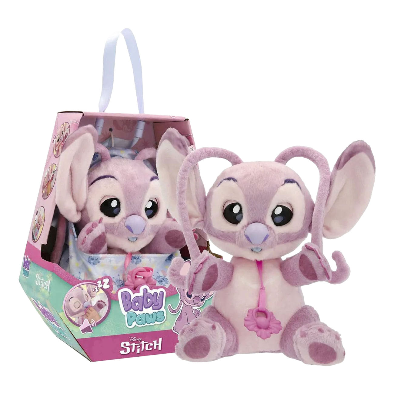 Spectron Baby paws angel interactieve knuffel - 24 cm