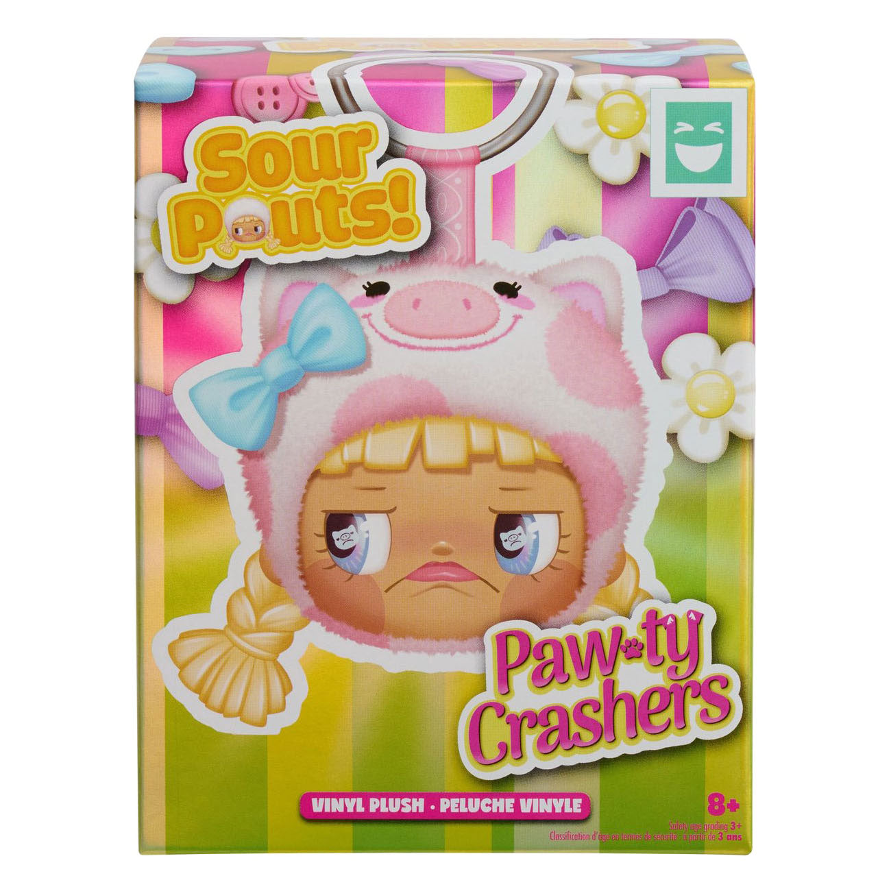 Spectron Happy haul sour pouts vinyl pluche sleutelhanger
