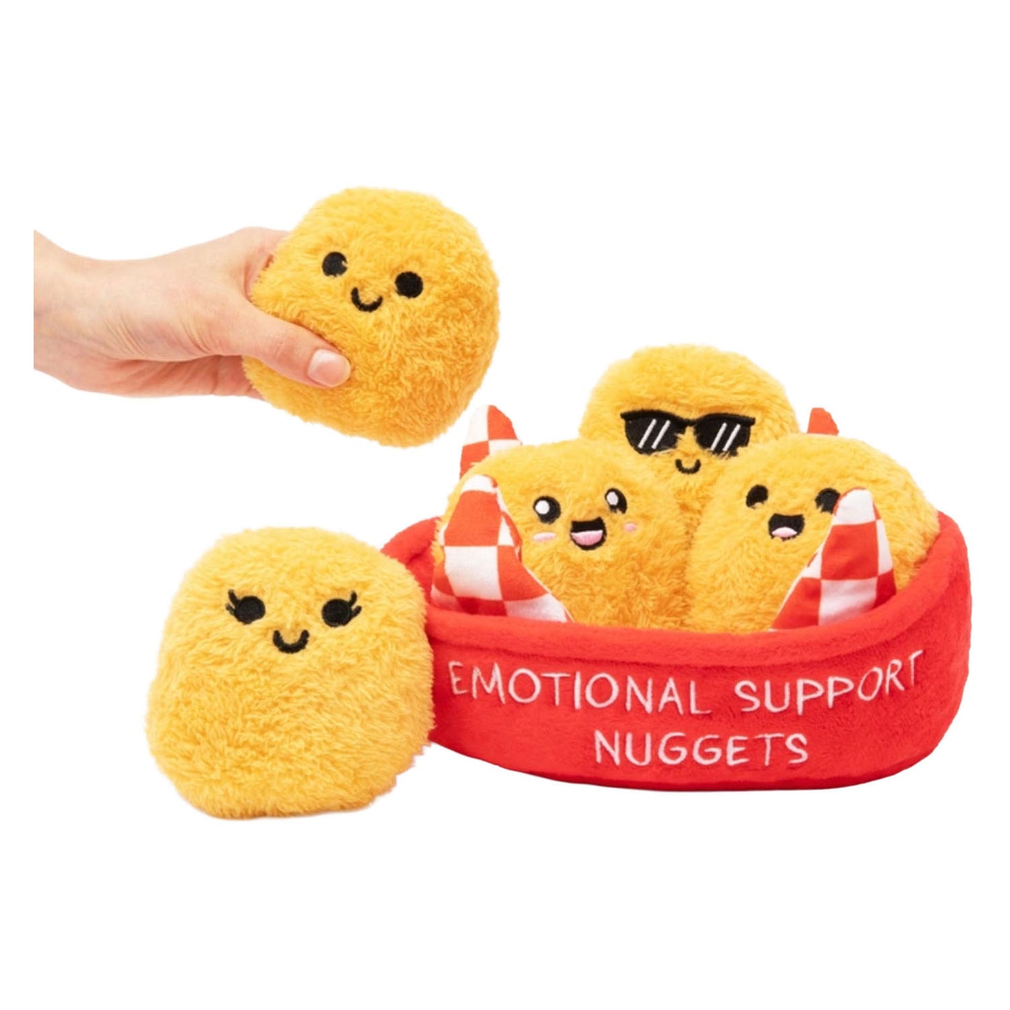 Just Play Emotional support nuggets knuffels - 6dlg.