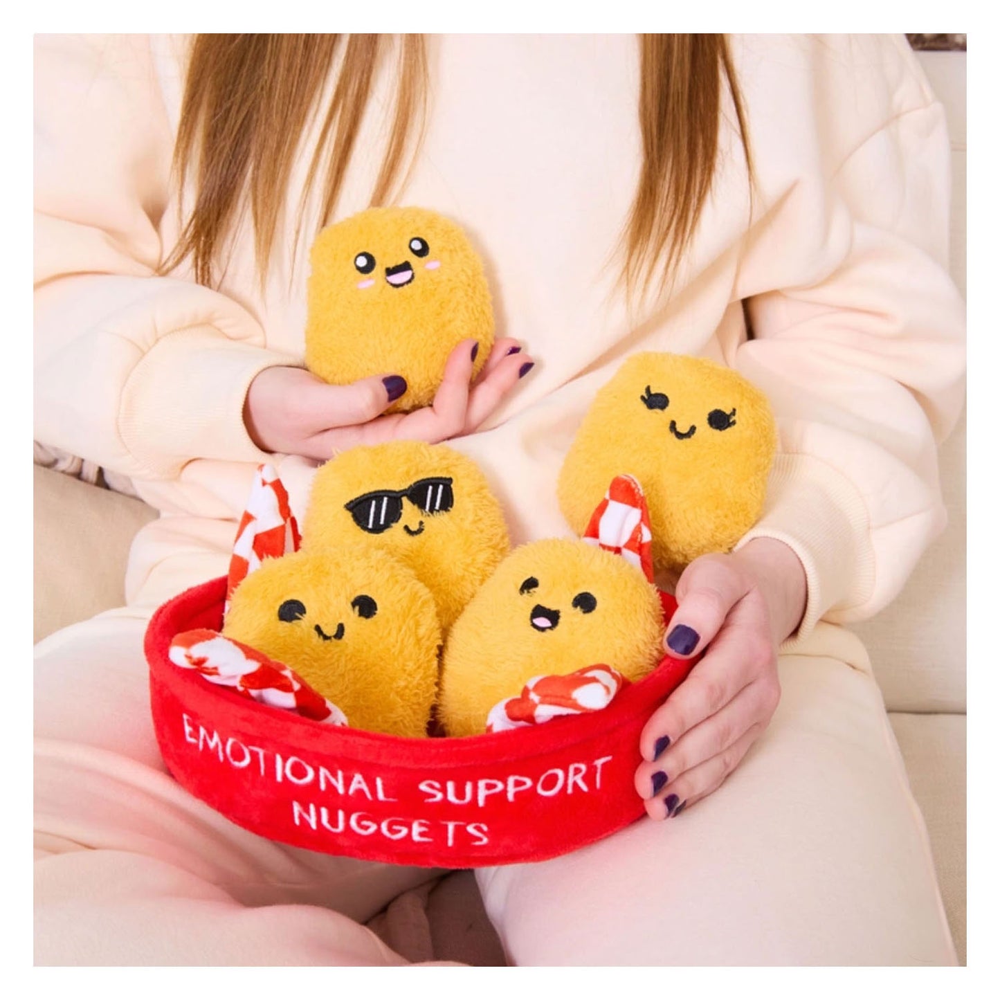 Just Play Emotional support nuggets knuffels - 6dlg.
