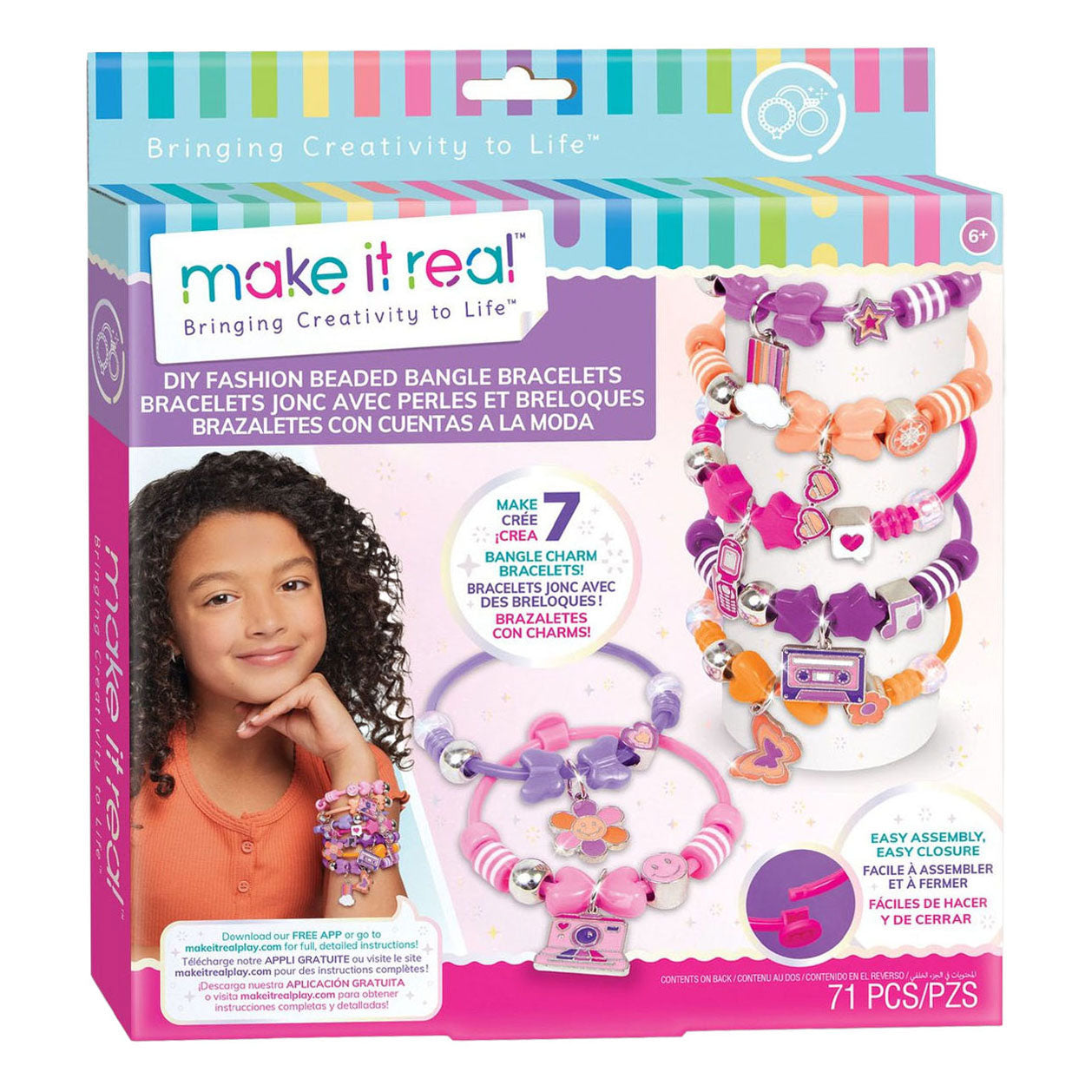 Spectron Make it real - maak je eigen bedelarmbandjes - 7st.