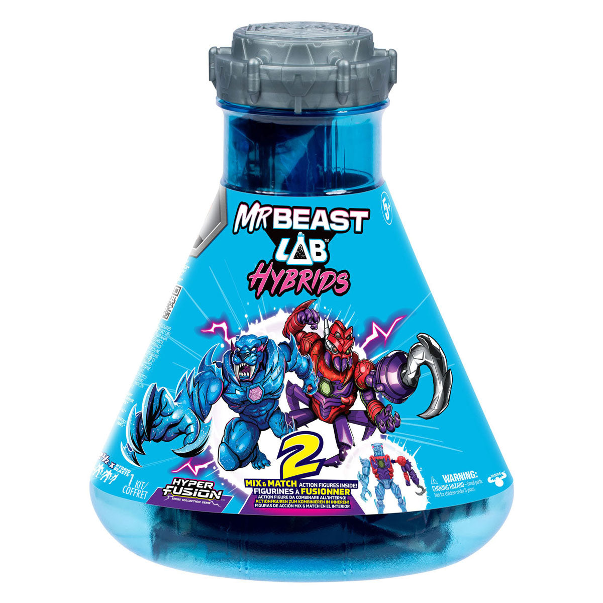 Spectron Mrbeast lab hybrid spider vs energy panther actiefiguren