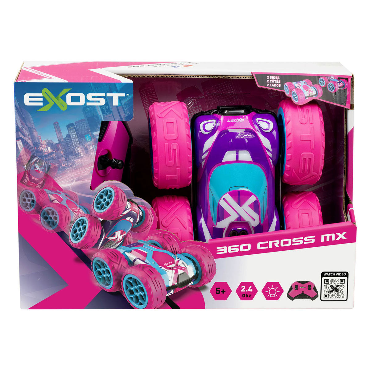 Spectron Exost rc 360 cross mx bestuurbare stuntauto - 12 km u