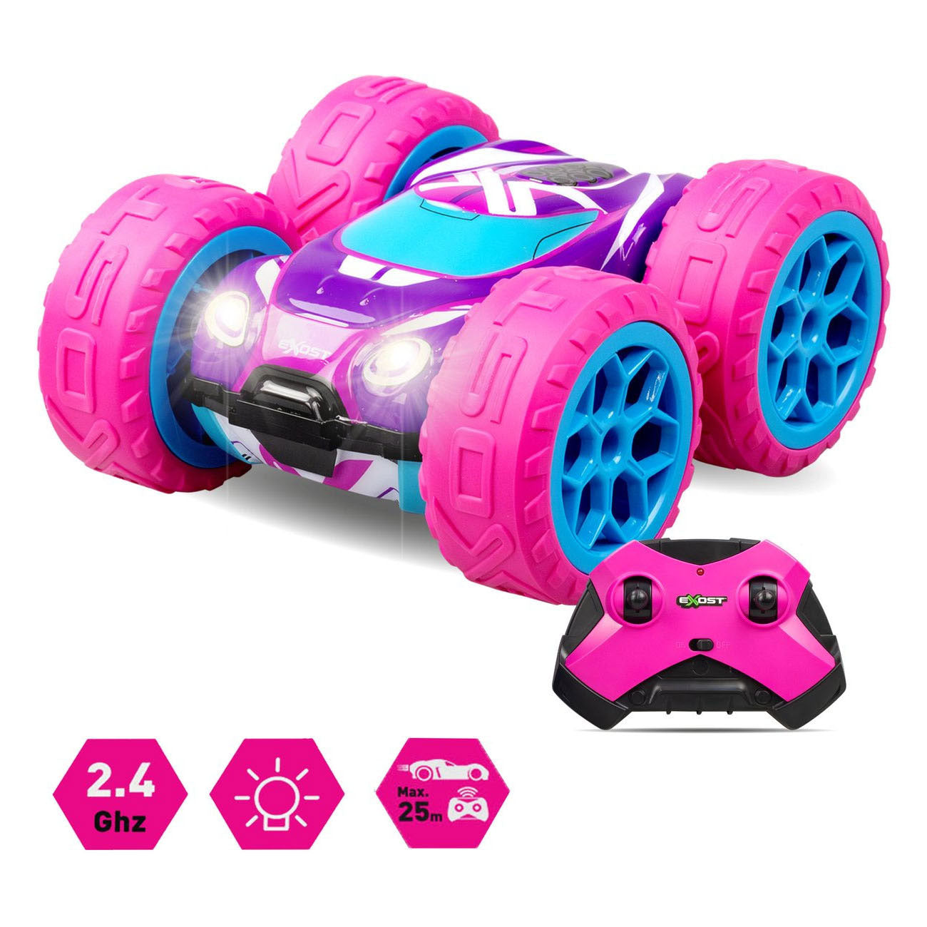 Spectron Exost rc 360 cross mx bestuurbare stuntauto - 12 km u