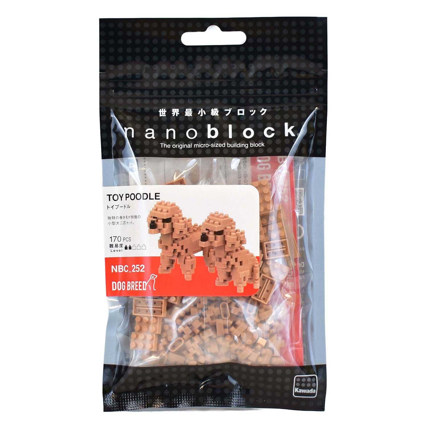 Nanoblock Nano block bouwset poedel - 170st.