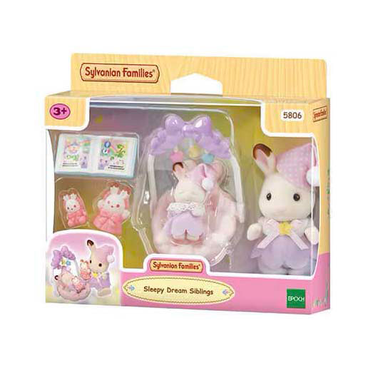 Sylvanian Families 5806 slaperige droomset broer- zus