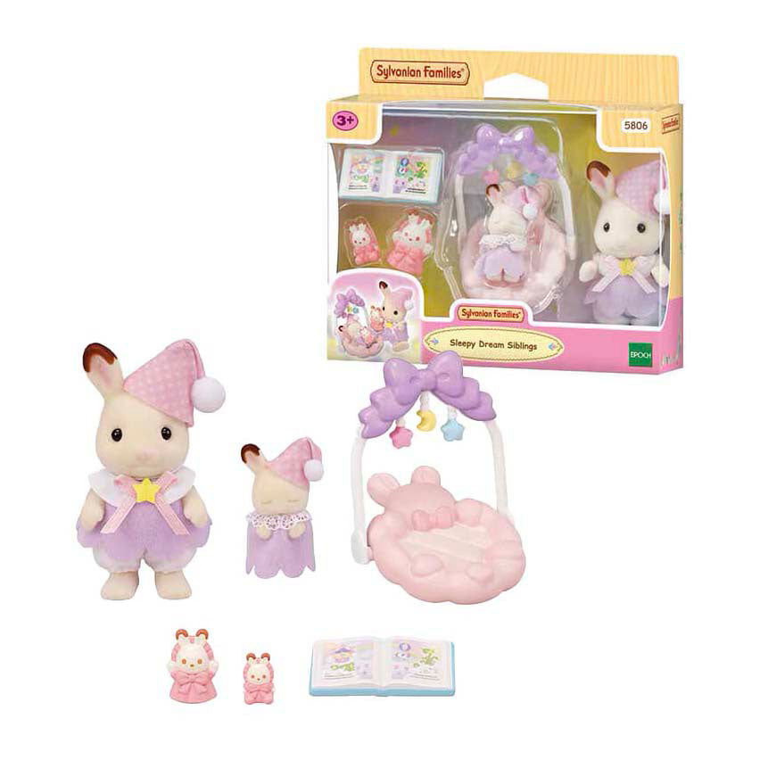 Sylvanian Families 5806 slaperige droomset broer zus