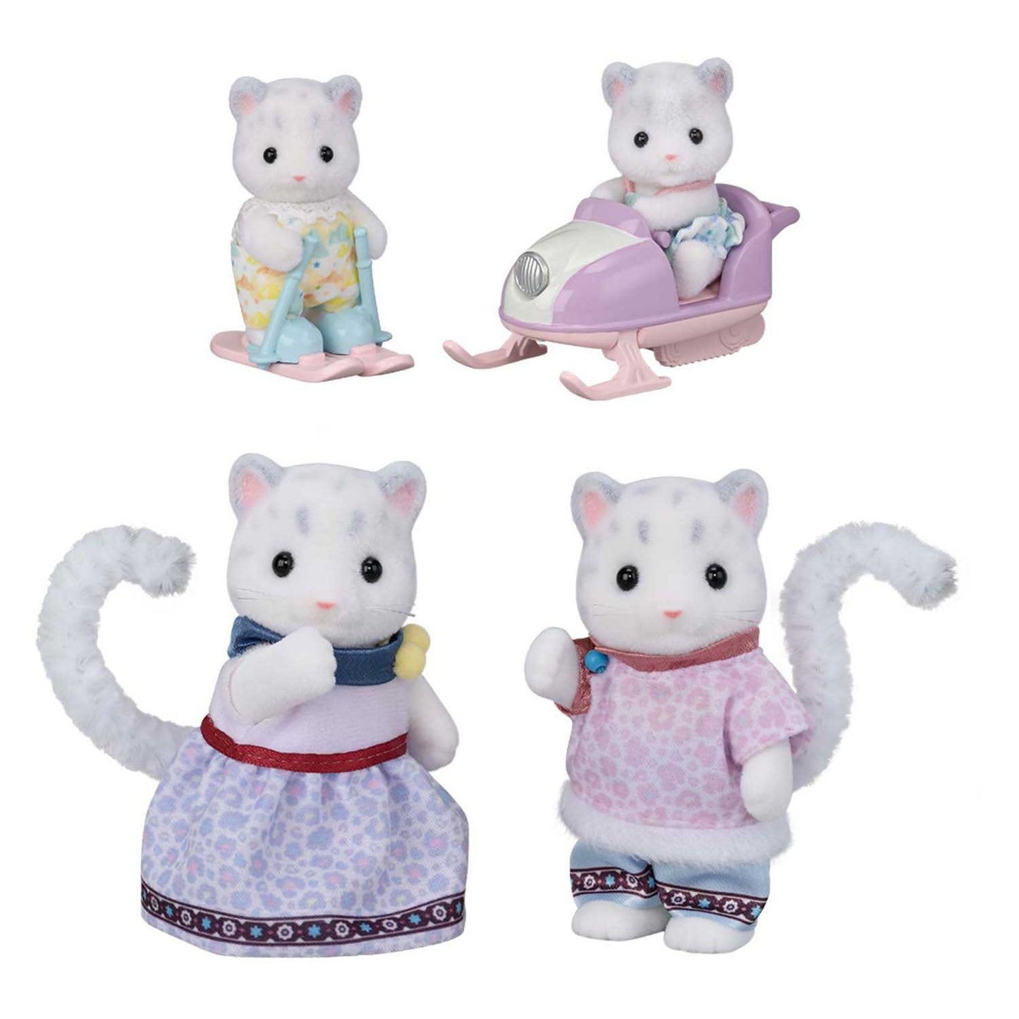 Sylvanian Families 5814 - familie sneeuw luipaard
