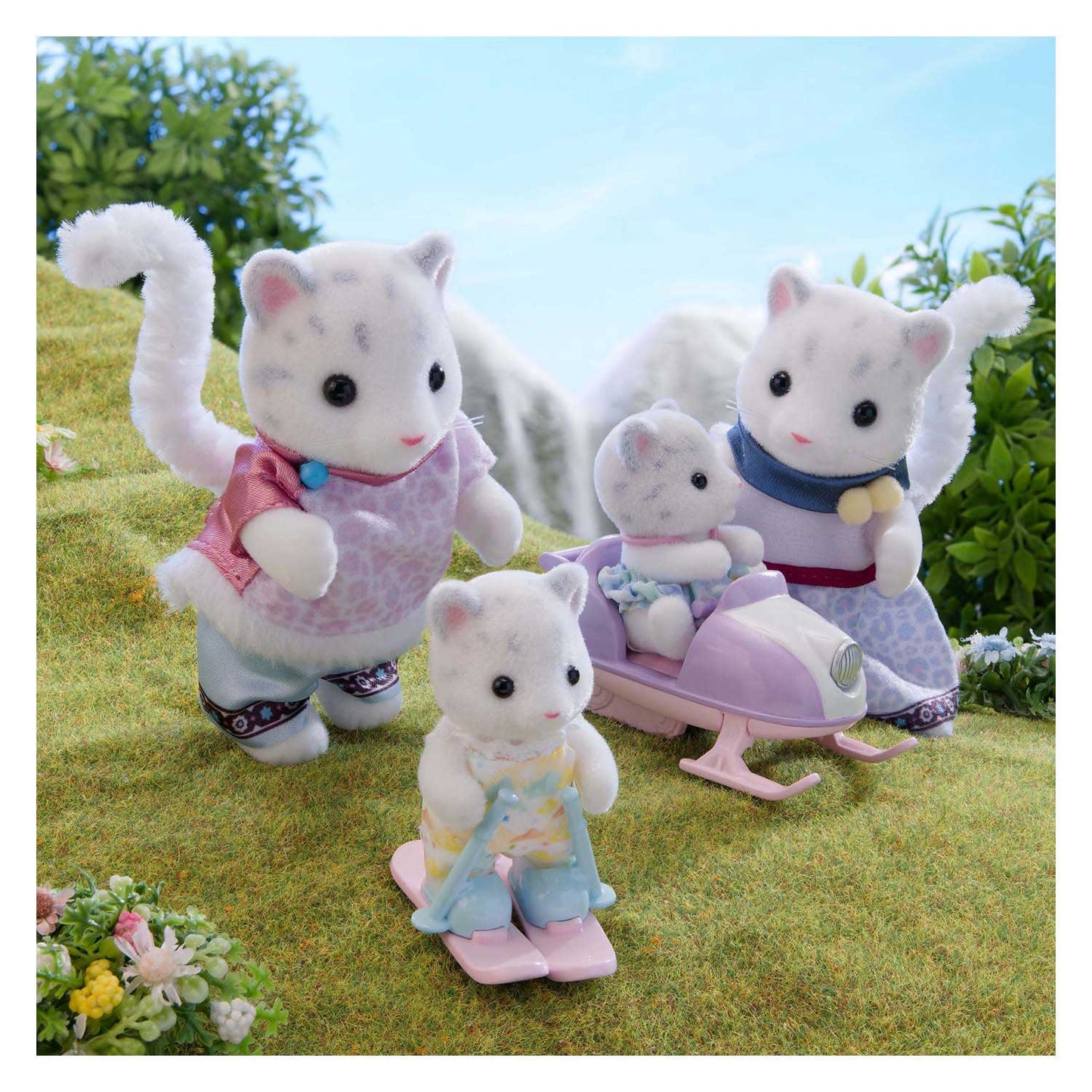 Sylvanian Families 5814 - familie sneeuw luipaard