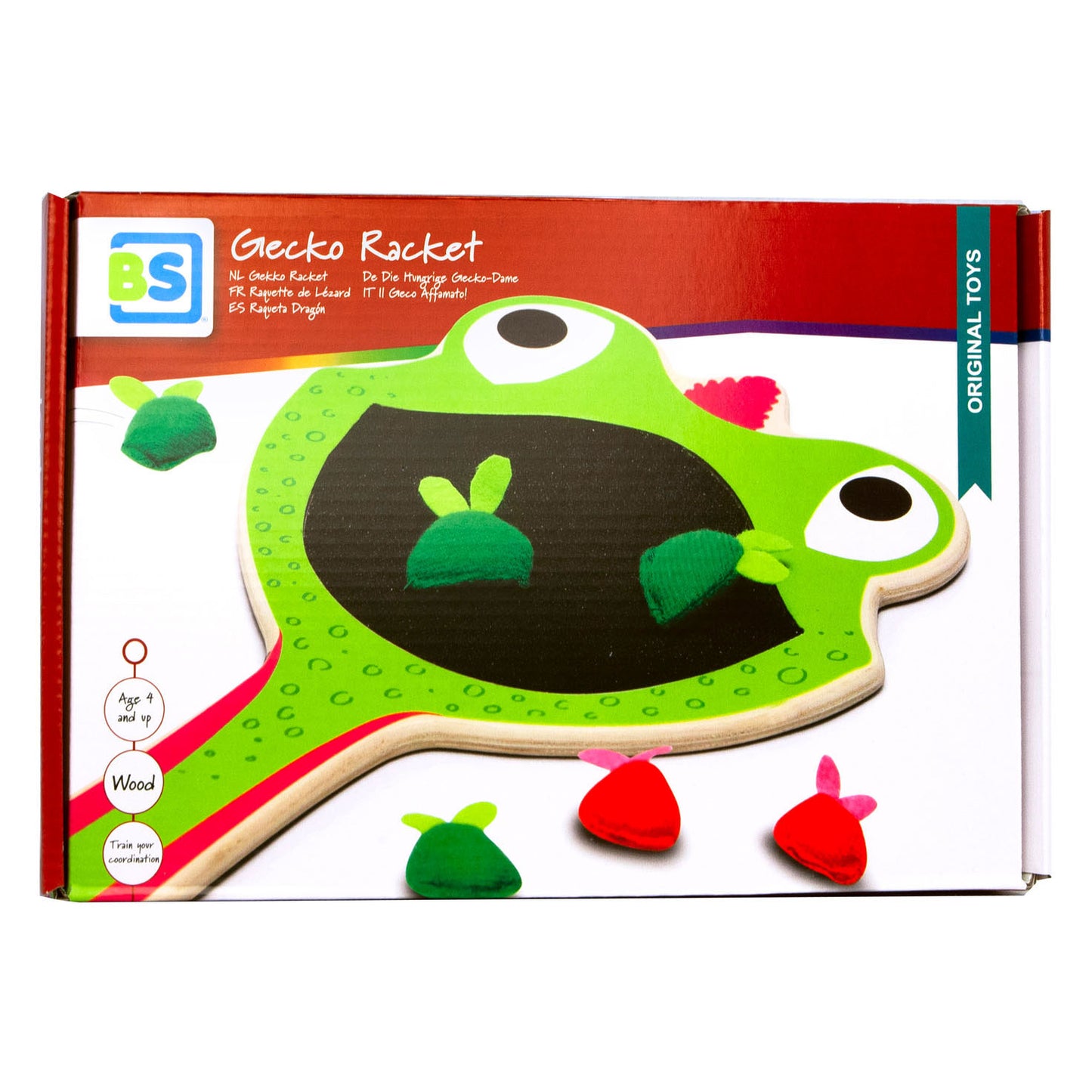 BS Toys gekko racket - vang- en werpspel