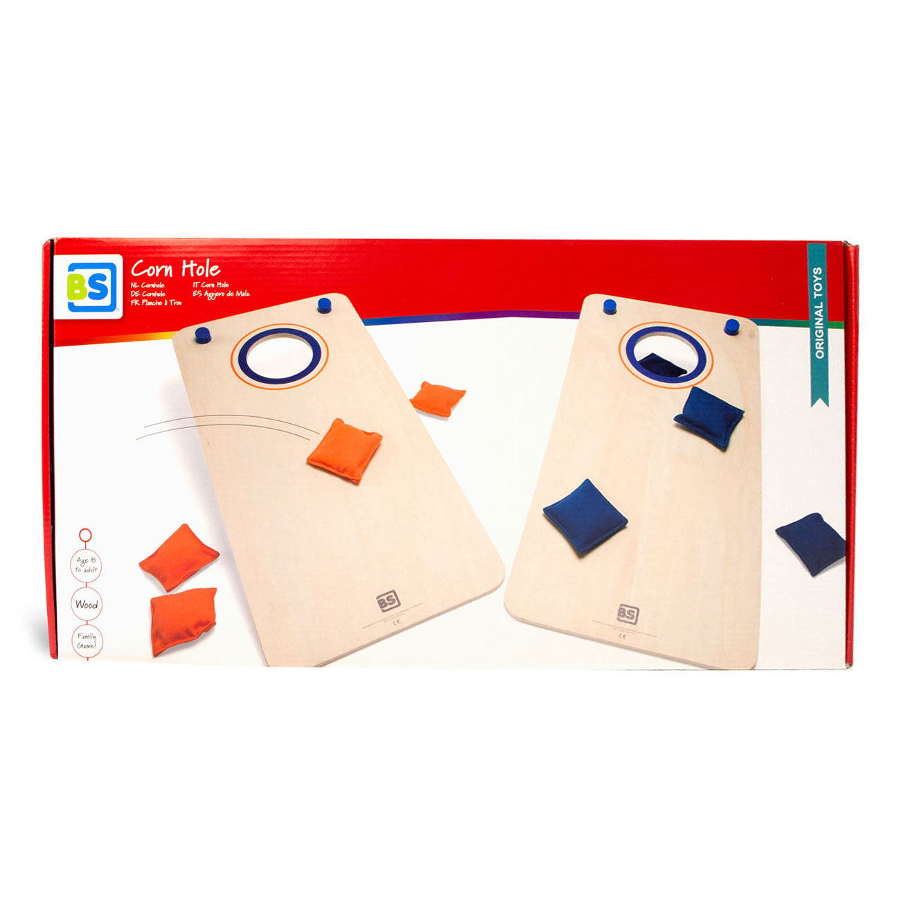 BS Toys corn hole hout - vang- en werpspel