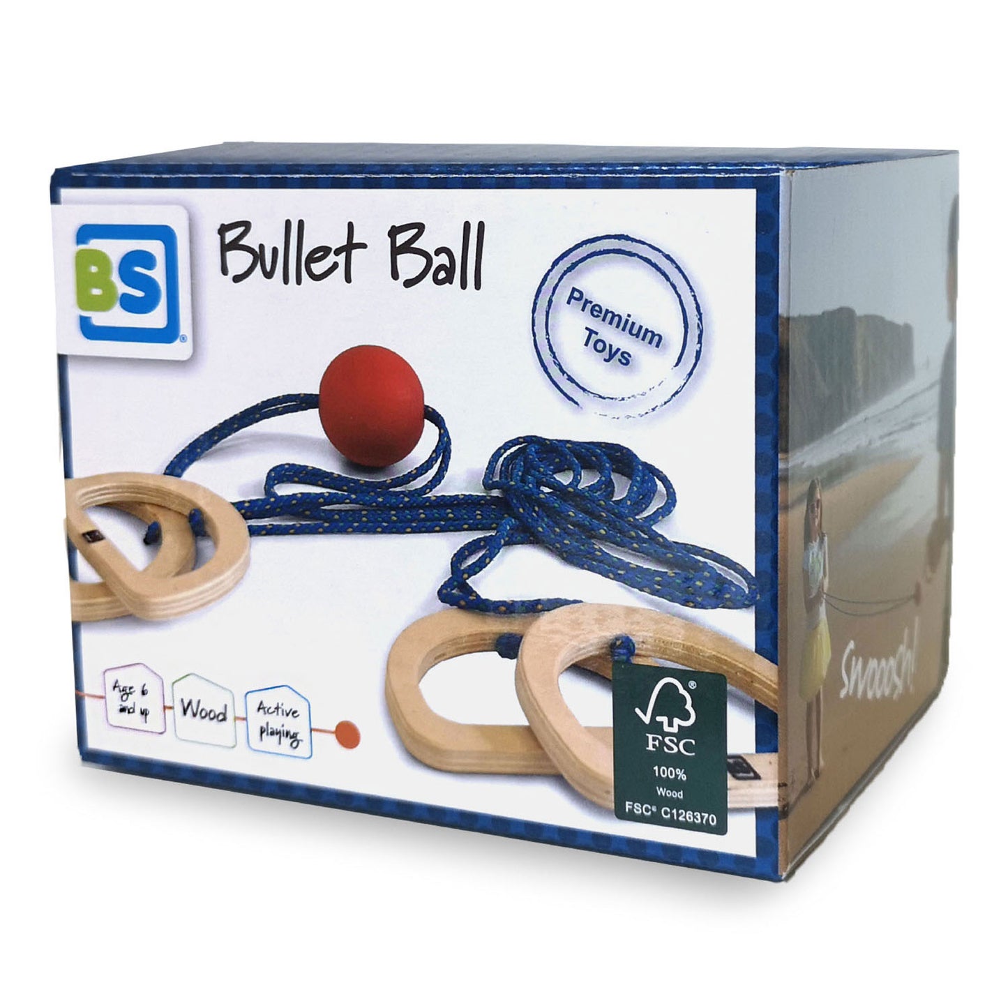 BS Toys bullet ball trekbal - buitenspel