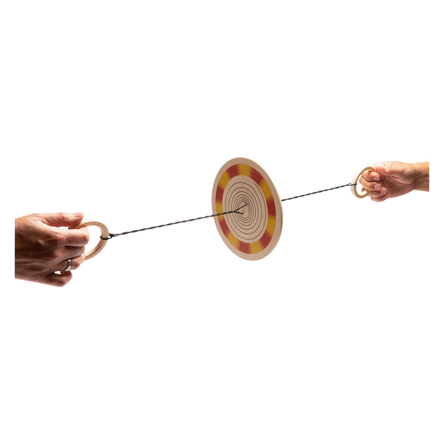 BS Toys kleurenspinner hout trekspel