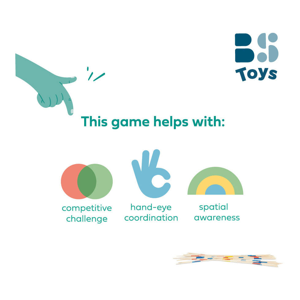 BS Toys mega mikado houten spel, 90dlg.
