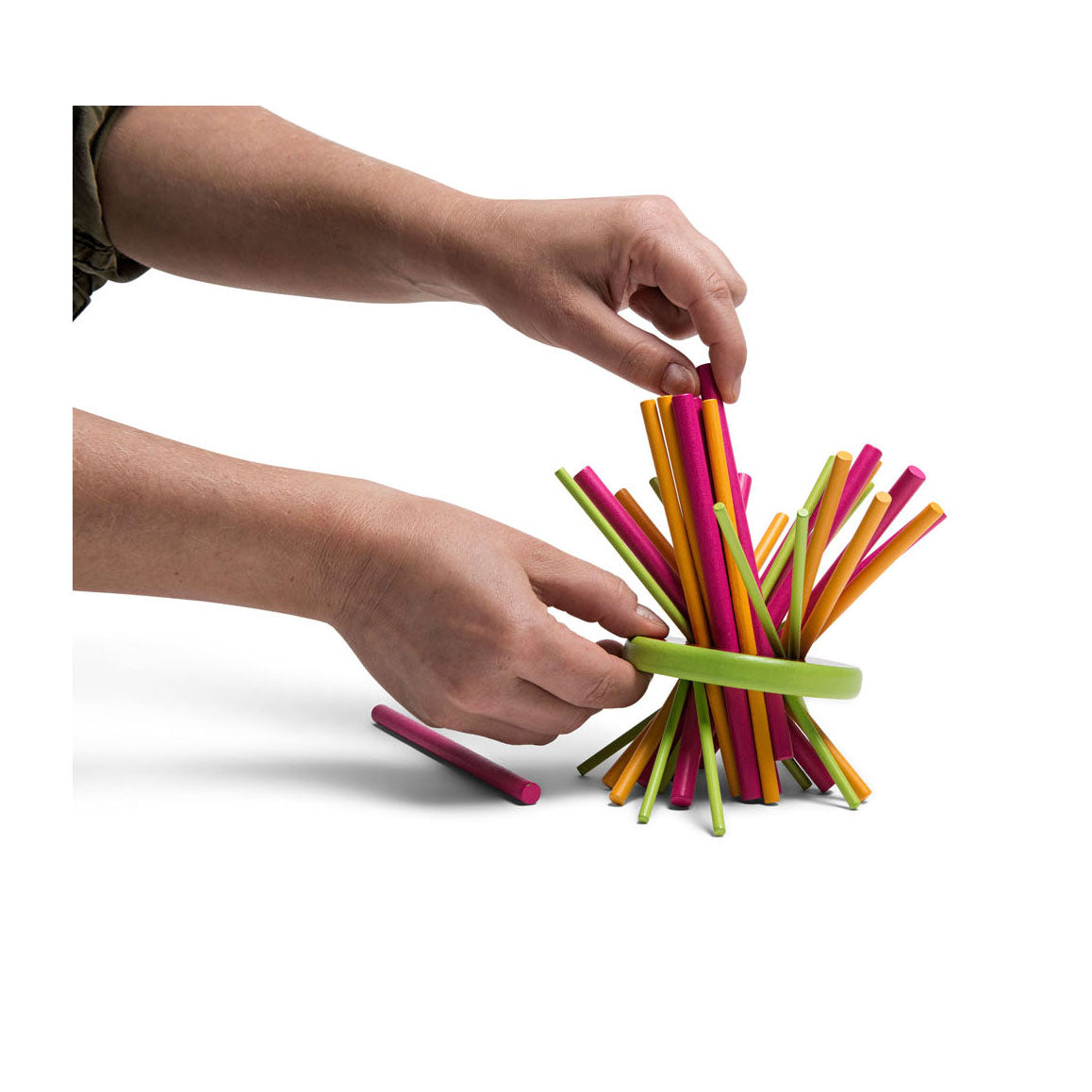 BS Toys mikado meloen houten spel, 31dlg.