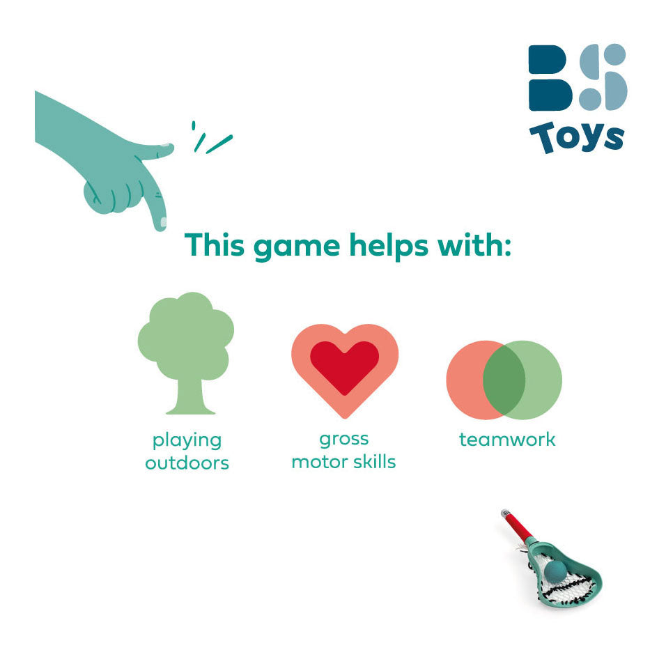 BS Toys lacrosse set, 3dlg.