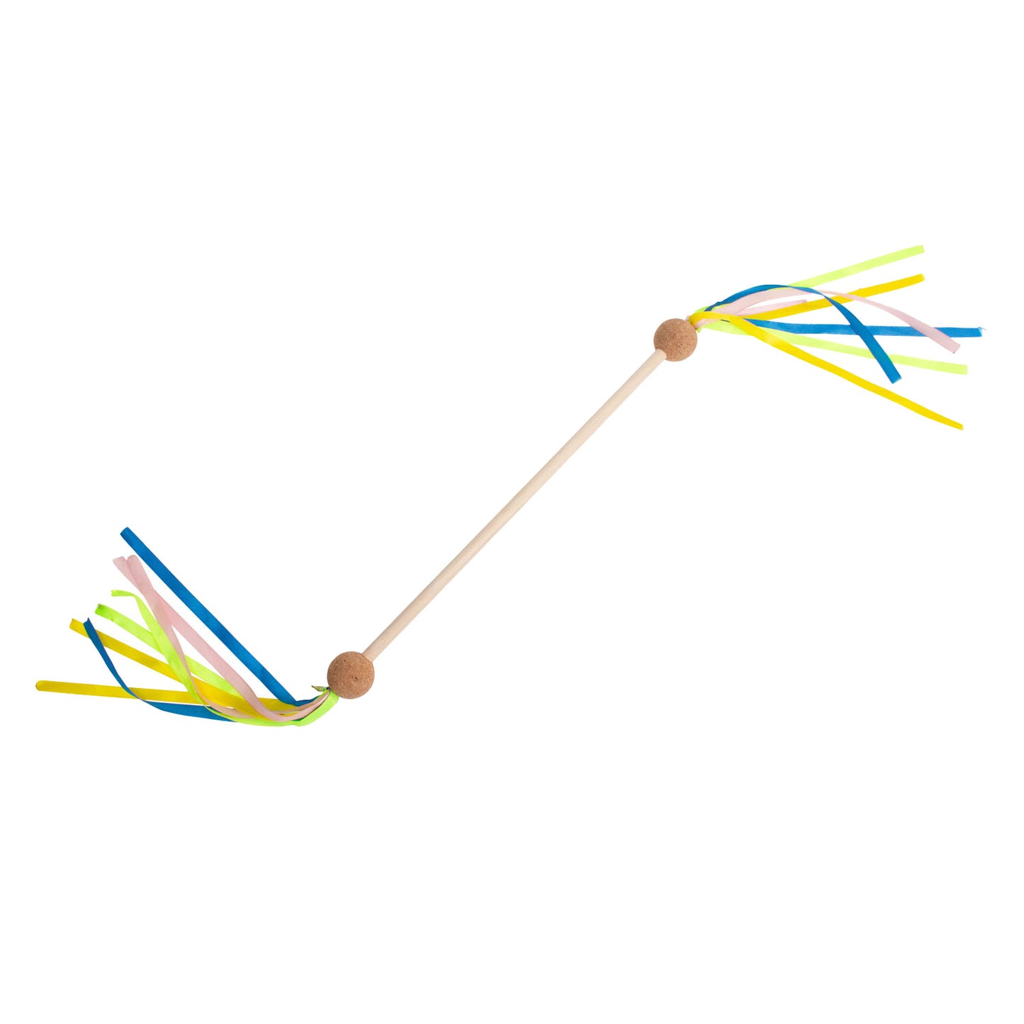 BS Toys houten draaistok met lint