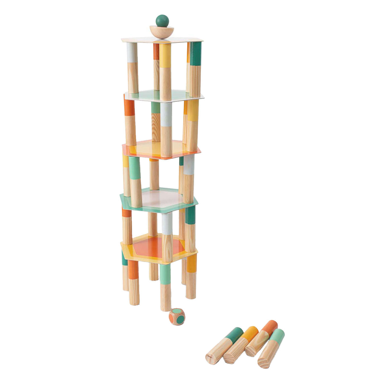 BS Toys mega houten balansspel, 38dlg.