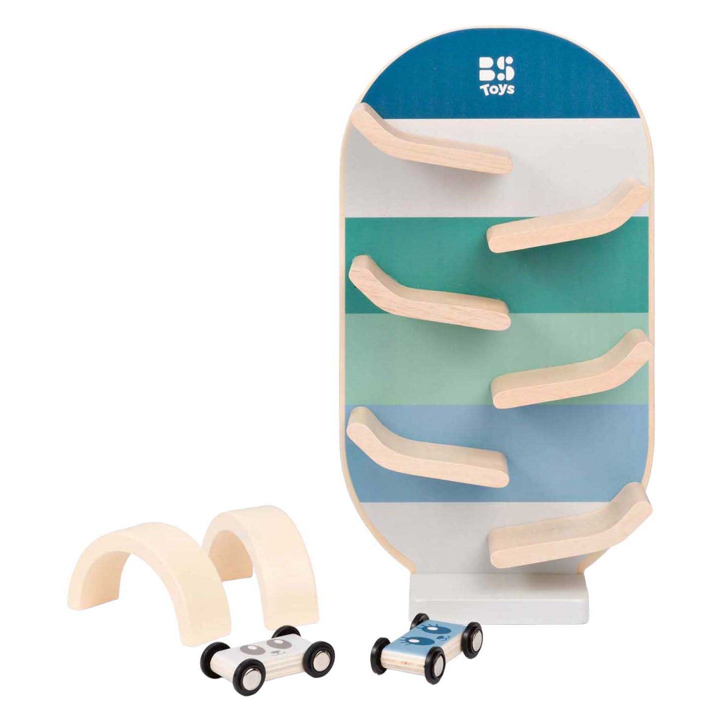 BS Toys houten autobaan set - 3dlg.