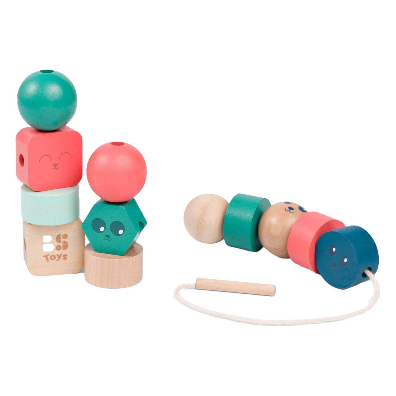 BS Toys junior beads ga533 – kinderspeelgoed houten kralen rijtje