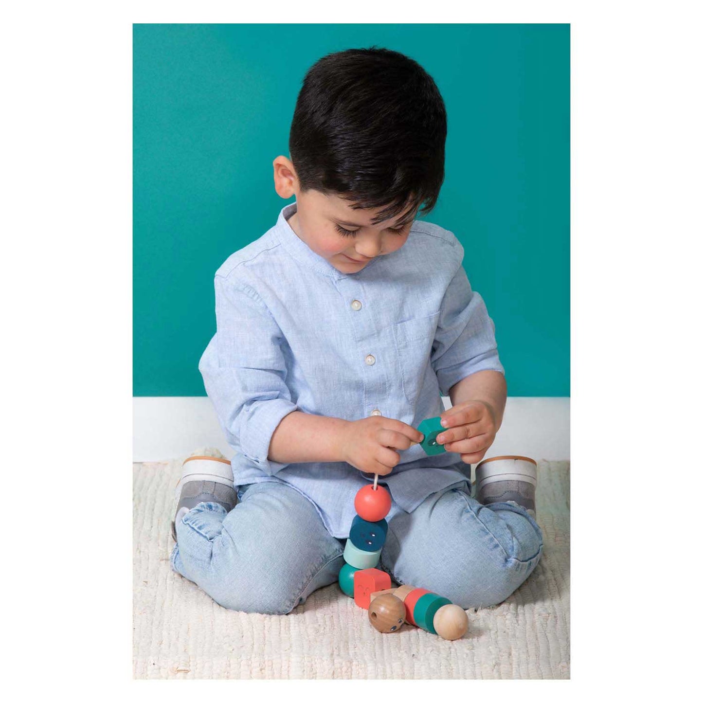 BS Toys houten kralen junior - 13dlg.