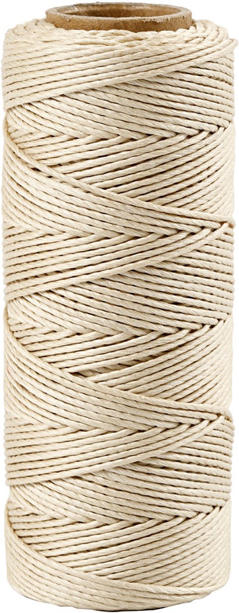 Creativ Company bamboekoord 1 mm off-white 65 m