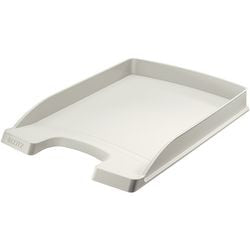 Brievenbak Leitz Plus grijs A4 polystyreen