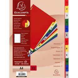 Tabbladen Exacompta pp A4