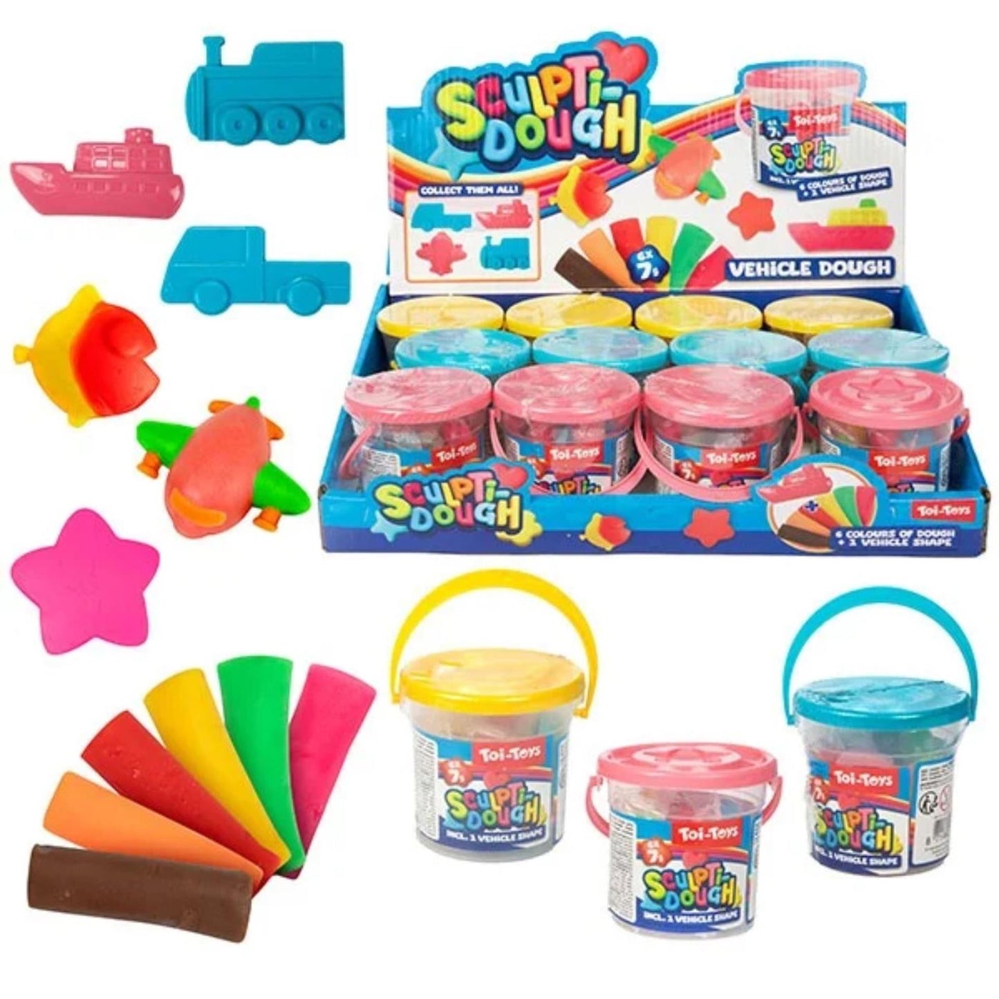 Toi-Toys Toi toys sculptidough kleiset in emmer