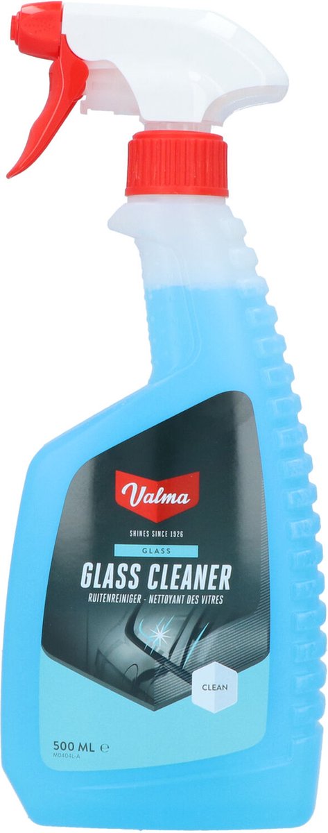 Fource Valma glassclean glasreiniger – verwijdert vuil, vet en insecten – streeploos resultaat – voor helder en veilig zicht - 500 ml