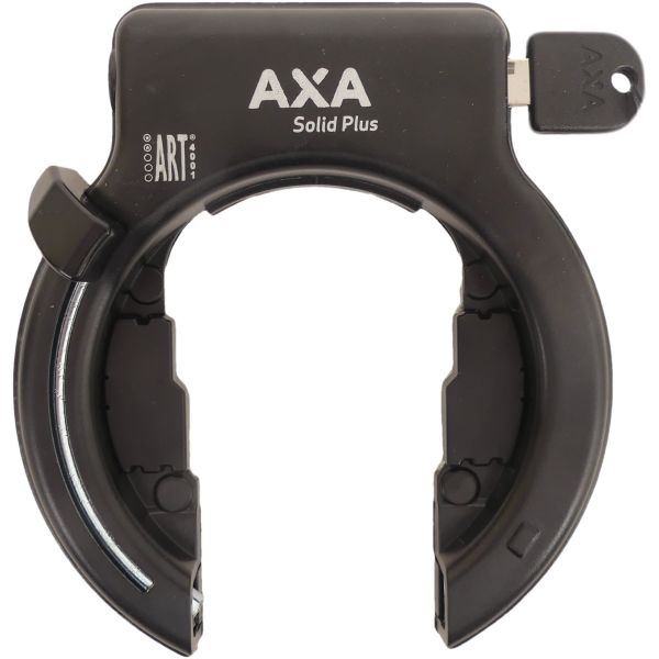 Axa Ringslot solid plus zwart (op kaart)