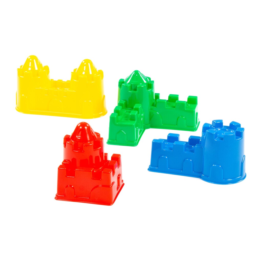 Basic Kasteel zandvormen 4 stuks