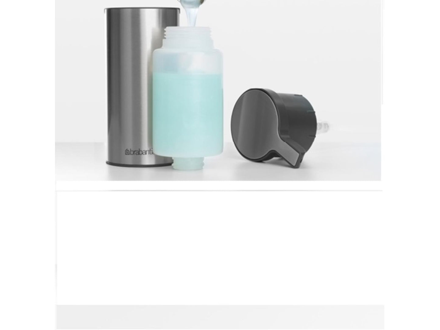 Brabantia zeeppomp mat staal fpp