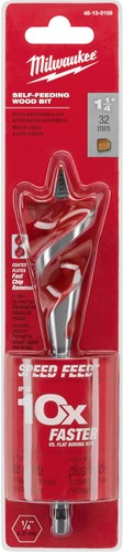 Milwaukee Accessoires zelfvoedende houtboor 1 4 hex 32 x 165 mm - 4932479476