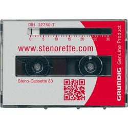 Mini cassette Grundig Steno grijs