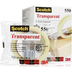 Plakband Scotch 550 Transparant