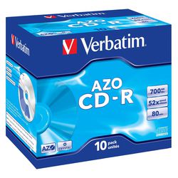 CD-rom AZO Crystal Verbatim 700MB